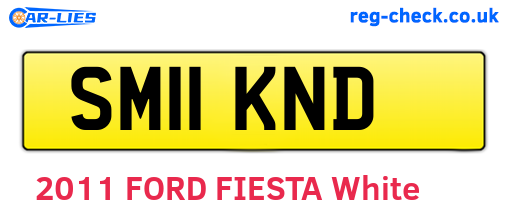 SM11KND are the vehicle registration plates.