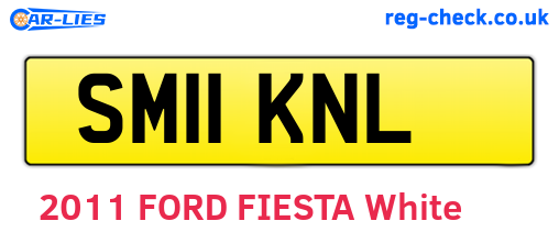 SM11KNL are the vehicle registration plates.
