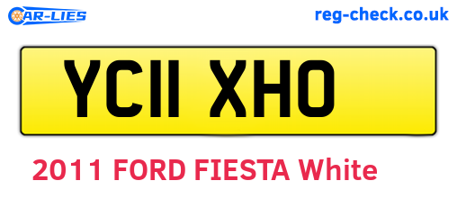 YC11XHO are the vehicle registration plates.