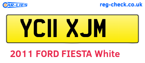 YC11XJM are the vehicle registration plates.