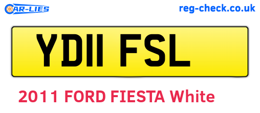 YD11FSL are the vehicle registration plates.
