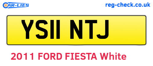 YS11NTJ are the vehicle registration plates.