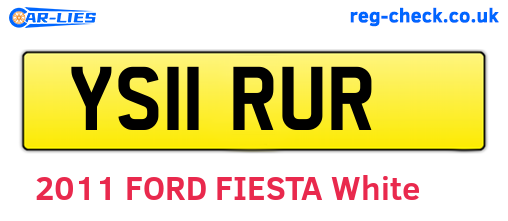 YS11RUR are the vehicle registration plates.