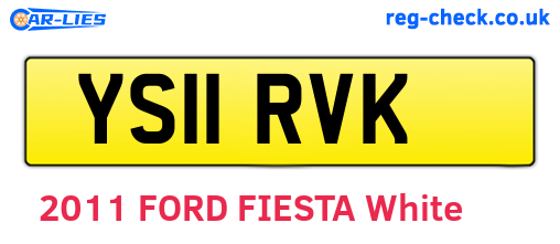 YS11RVK are the vehicle registration plates.