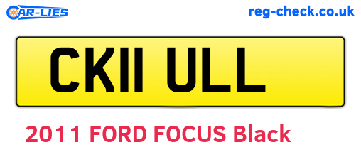 CK11ULL are the vehicle registration plates.