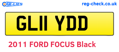 GL11YDD are the vehicle registration plates.
