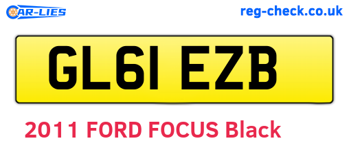 GL61EZB are the vehicle registration plates.