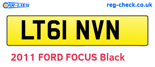 LT61NVN are the vehicle registration plates.