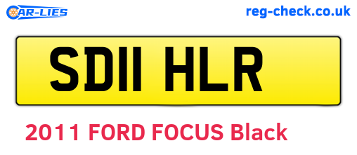 SD11HLR are the vehicle registration plates.