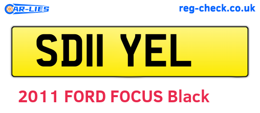 SD11YEL are the vehicle registration plates.