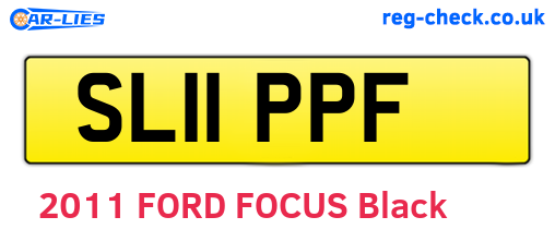 SL11PPF are the vehicle registration plates.