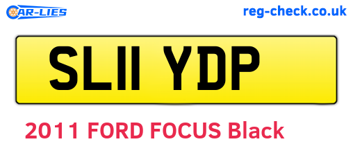 SL11YDP are the vehicle registration plates.
