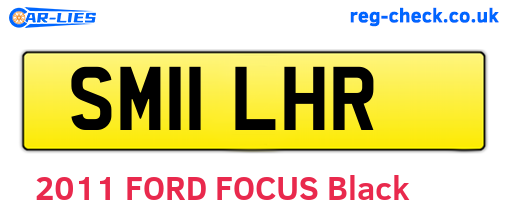 SM11LHR are the vehicle registration plates.