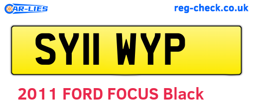 SY11WYP are the vehicle registration plates.