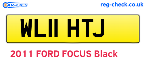 WL11HTJ are the vehicle registration plates.
