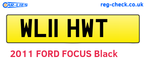 WL11HWT are the vehicle registration plates.