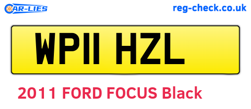 WP11HZL are the vehicle registration plates.