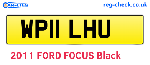 WP11LHU are the vehicle registration plates.