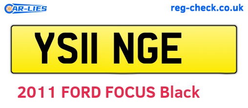 YS11NGE are the vehicle registration plates.