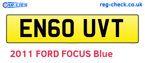 EN60UVT are the vehicle registration plates.