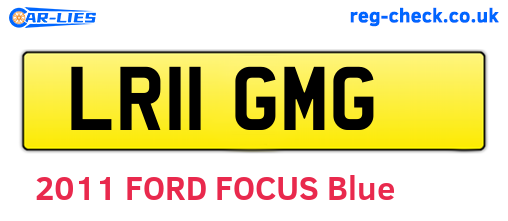 LR11GMG are the vehicle registration plates.