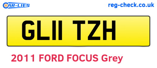 GL11TZH are the vehicle registration plates.