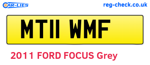MT11WMF are the vehicle registration plates.
