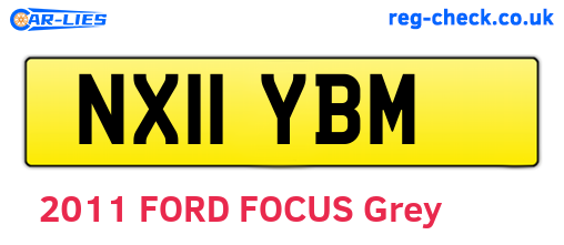 NX11YBM are the vehicle registration plates.