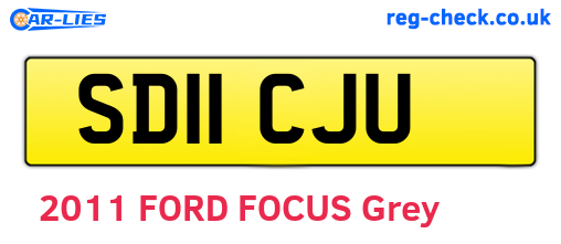 SD11CJU are the vehicle registration plates.