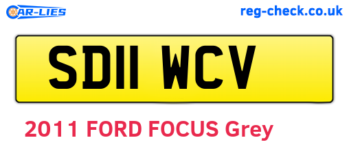 SD11WCV are the vehicle registration plates.