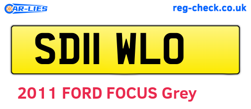 SD11WLO are the vehicle registration plates.