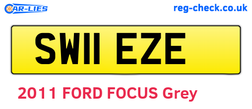 SW11EZE are the vehicle registration plates.