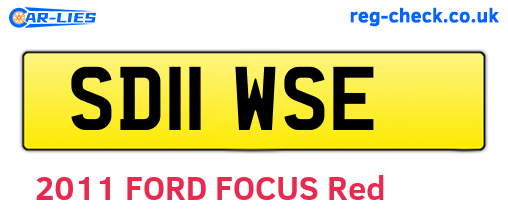 SD11WSE are the vehicle registration plates.