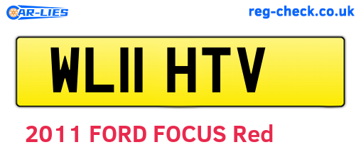 WL11HTV are the vehicle registration plates.