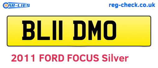 BL11DMO are the vehicle registration plates.