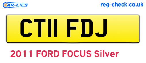CT11FDJ are the vehicle registration plates.