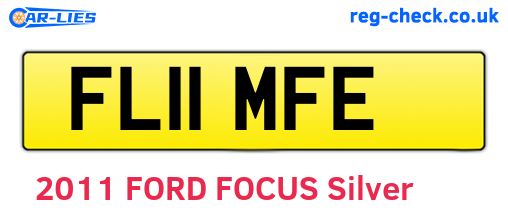 FL11MFE are the vehicle registration plates.