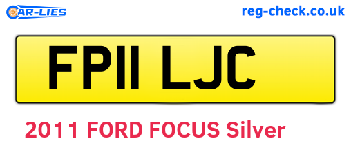 FP11LJC are the vehicle registration plates.