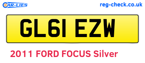 GL61EZW are the vehicle registration plates.