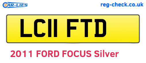 LC11FTD are the vehicle registration plates.