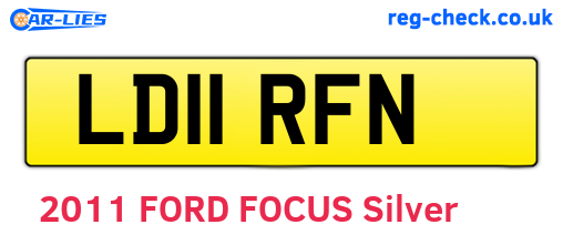 LD11RFN are the vehicle registration plates.