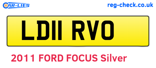 LD11RVO are the vehicle registration plates.