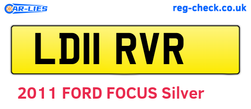 LD11RVR are the vehicle registration plates.
