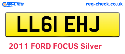 LL61EHJ are the vehicle registration plates.