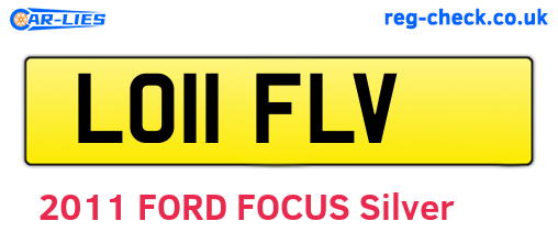 LO11FLV are the vehicle registration plates.
