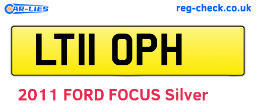 LT11OPH are the vehicle registration plates.