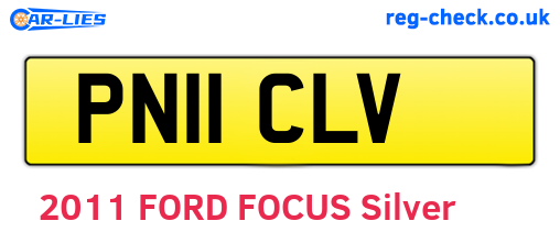 PN11CLV are the vehicle registration plates.