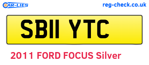 SB11YTC are the vehicle registration plates.
