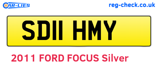 SD11HMY are the vehicle registration plates.