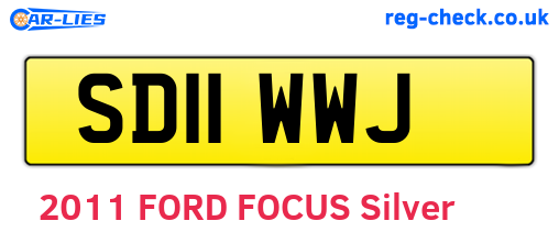 SD11WWJ are the vehicle registration plates.